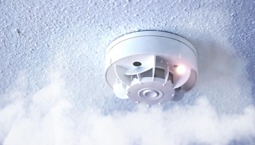 Smoke alarm | Featured Image for the Residential Electrician Top Level Service Page of KTM Solutions.